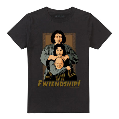 Black - Front - The Princess Bride Unisex Adult Friendship T-Shirt