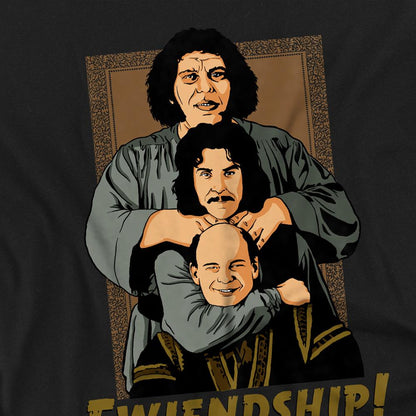 Black - Side - The Princess Bride Unisex Adult Friendship T-Shirt