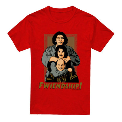 Red - Front - The Princess Bride Unisex Adult Friendship T-Shirt