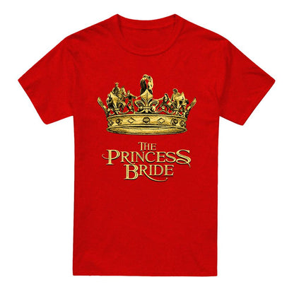 Red - Front - The Princess Bride Unisex Adult Crown Heather T-Shirt