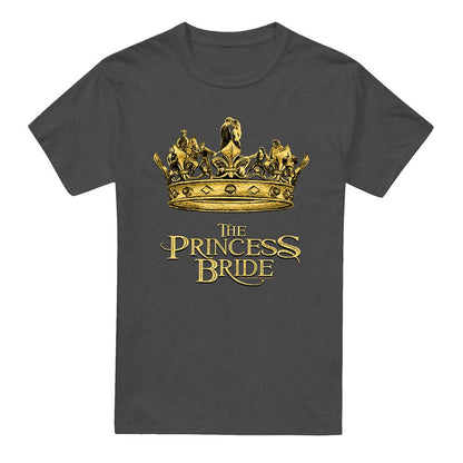 Charcoal - Front - The Princess Bride Unisex Adult Crown Heather T-Shirt