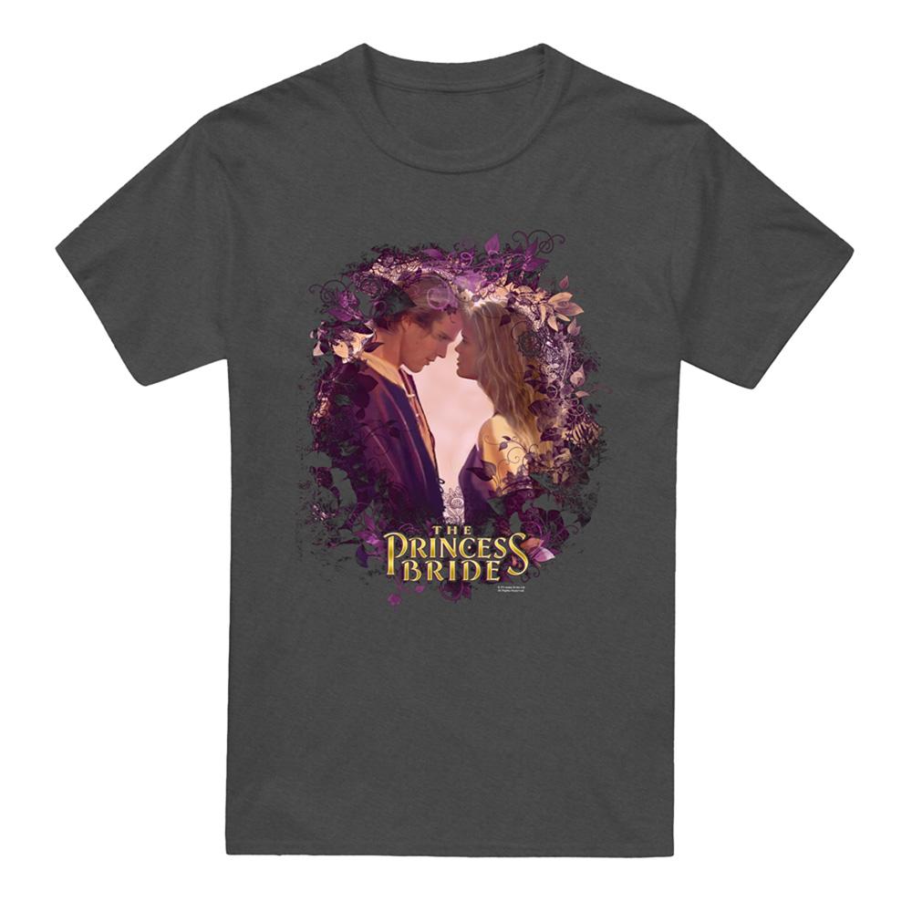 Charcoal - Front - The Princess Bride Unisex Adult Young Love Heather T-Shirt
