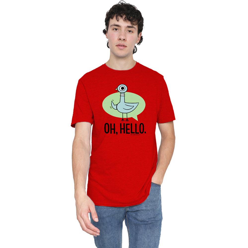 Red - Lifestyle - The Pigeon Unisex Adult Oh Hello Heather T-Shirt