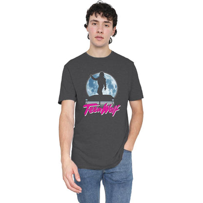 Charcoal - Lifestyle - Teen Wolf Unisex Adult Moonlight Surf Heather T-Shirt