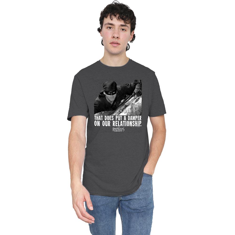 Charcoal - Lifestyle - The Princess Bride Unisex Adult Damper Heather T-Shirt