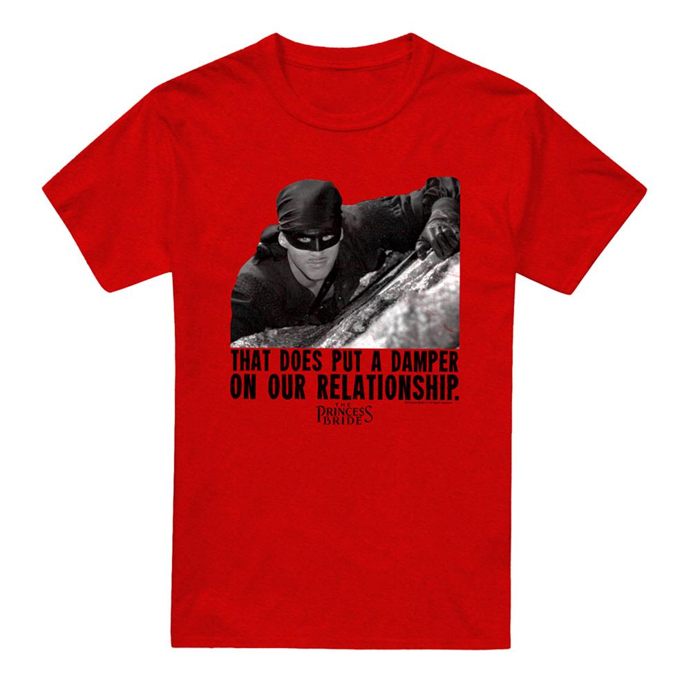 Red - Front - The Princess Bride Unisex Adult Damper Heather T-Shirt