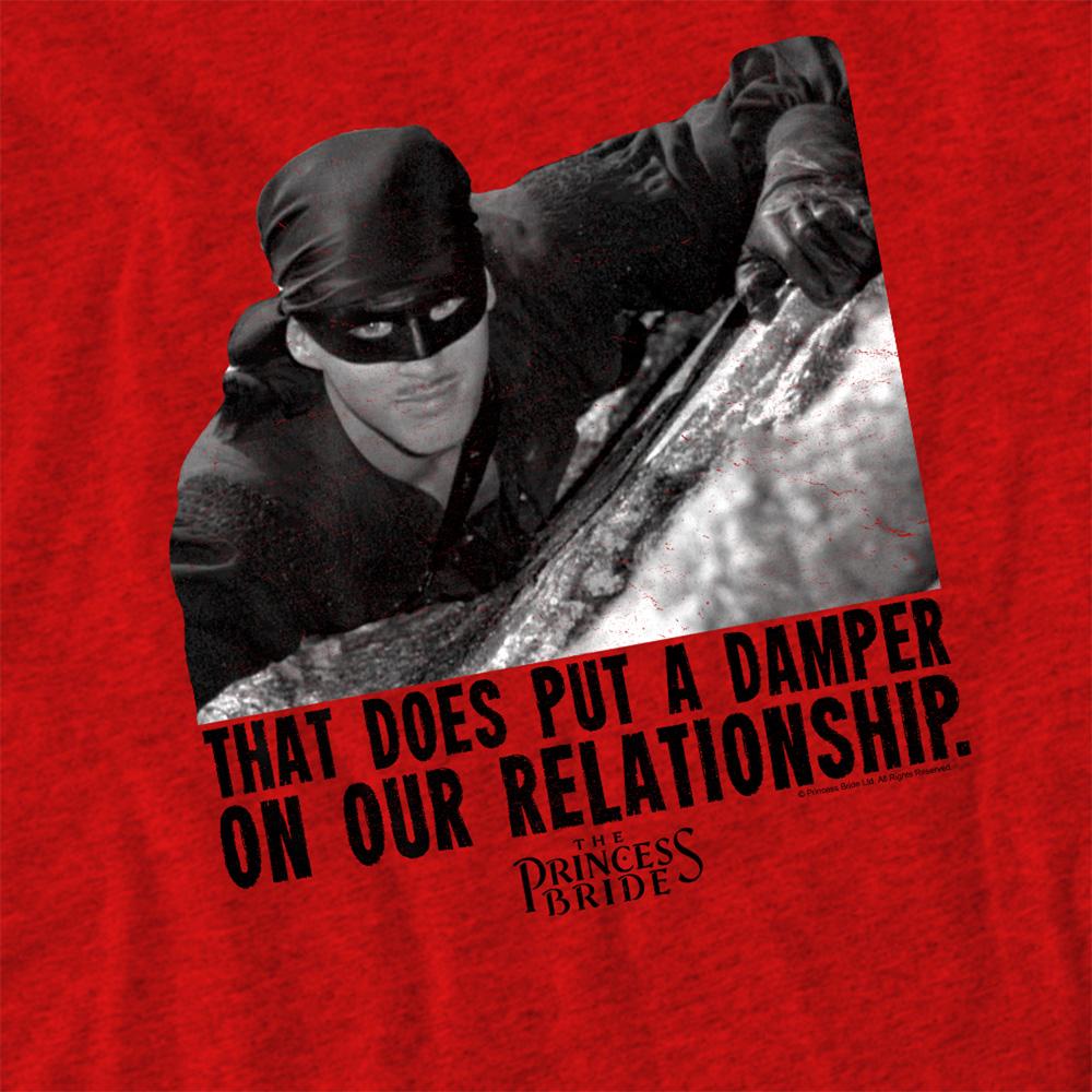 Red - Side - The Princess Bride Unisex Adult Damper Heather T-Shirt