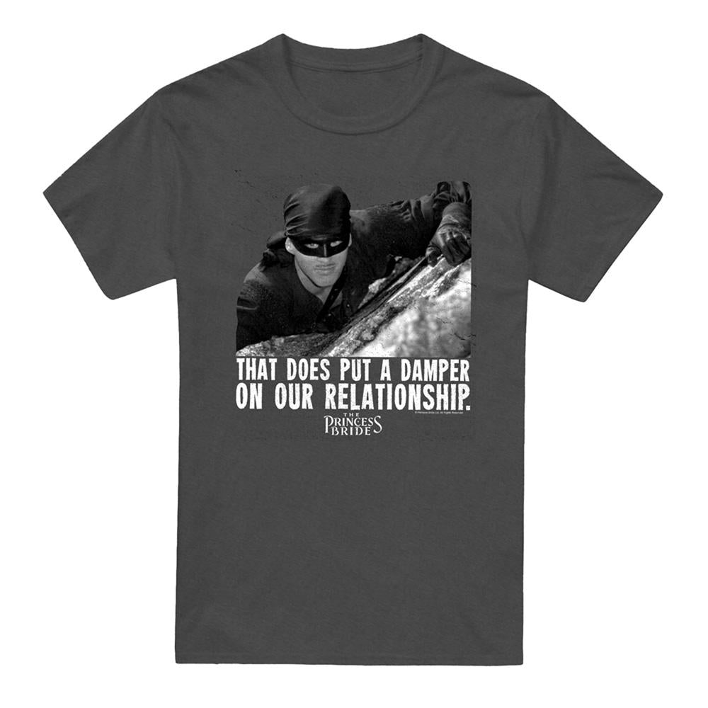 Charcoal - Front - The Princess Bride Unisex Adult Damper Heather T-Shirt
