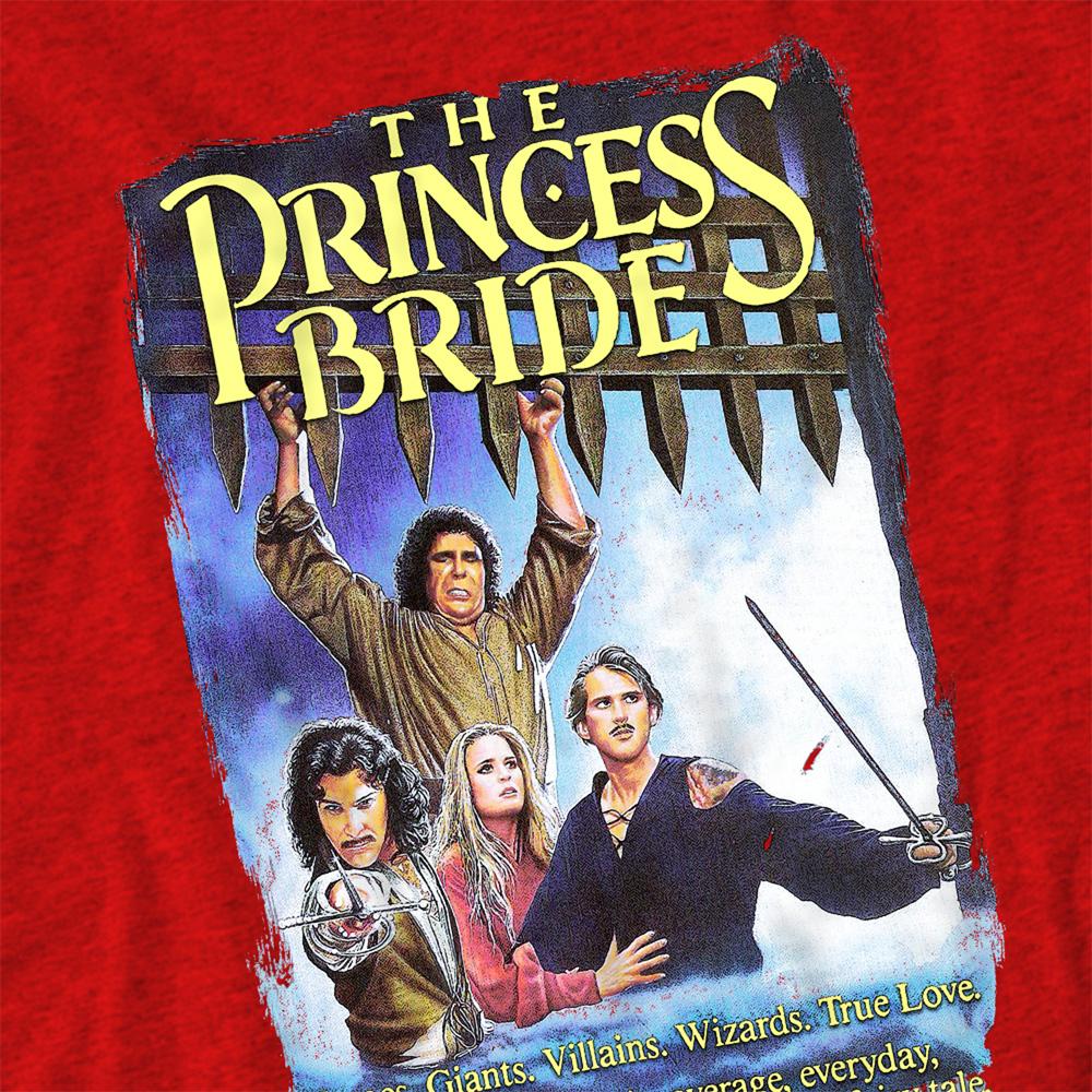 Red - Side - The Princess Bride Unisex Adult Alt Poster Heather T-Shirt