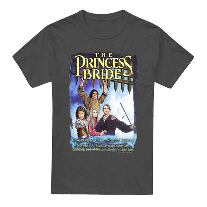 Charcoal - Front - The Princess Bride Unisex Adult Alt Poster Heather T-Shirt
