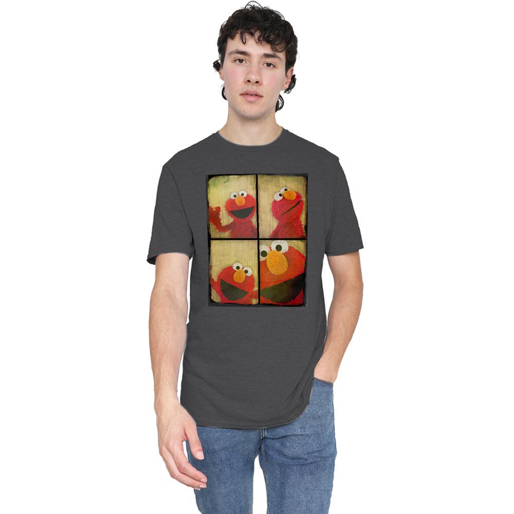 Charcoal - Lifestyle - Sesame Street Unisex Adult Photobooth Heather T-Shirt