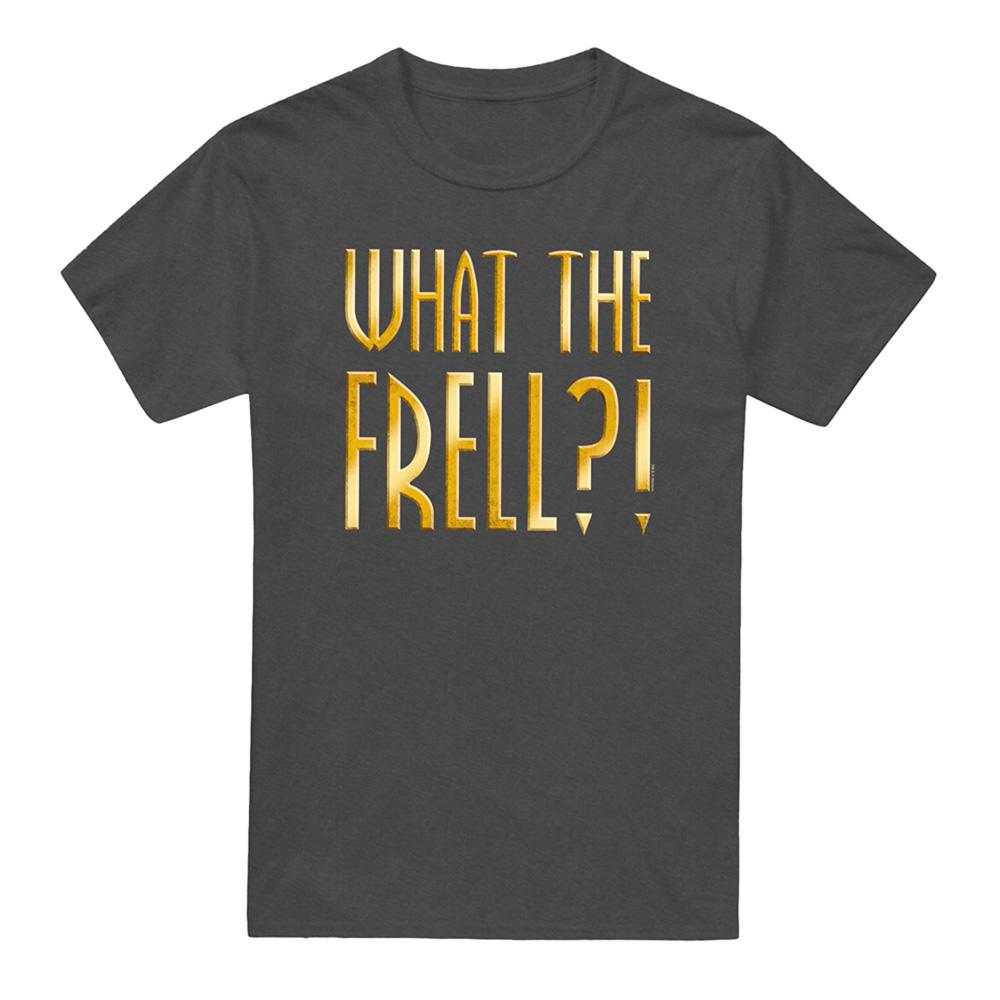 Charcoal - Front - Farscape Unisex Adult What The Frell Heather T-Shirt