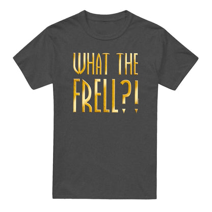 Charcoal - Front - Farscape Unisex Adult What The Frell Heather T-Shirt