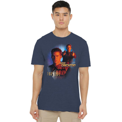 Navy - Lifestyle - Farscape Unisex Adult John Crichton Heather T-Shirt