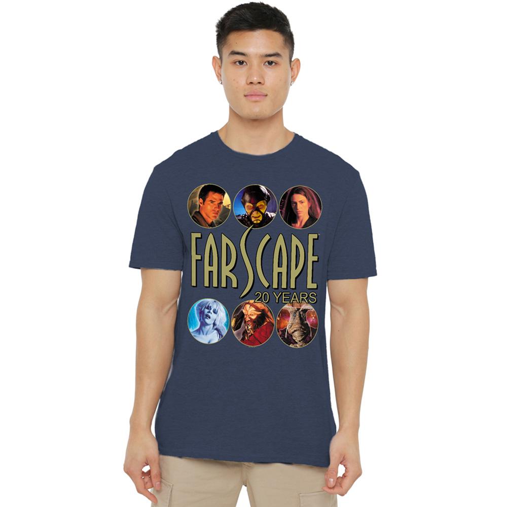Navy - Lifestyle - Farscape Unisex Adult 20 Years Heather T-Shirt