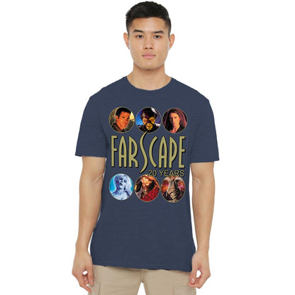Navy - Lifestyle - Farscape Unisex Adult 20 Years Heather T-Shirt