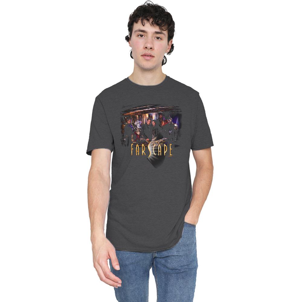 Charcoal - Lifestyle - Farscape Unisex Adult Cast Heather T-Shirt