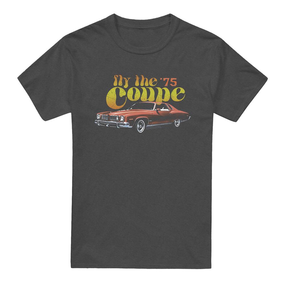 Charcoal - Front - Pontiac Unisex Adult Fly The Coupe Heather T-Shirt