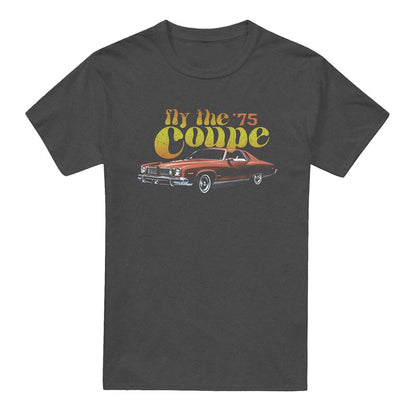 Charcoal - Front - Pontiac Unisex Adult Fly The Coupe Heather T-Shirt