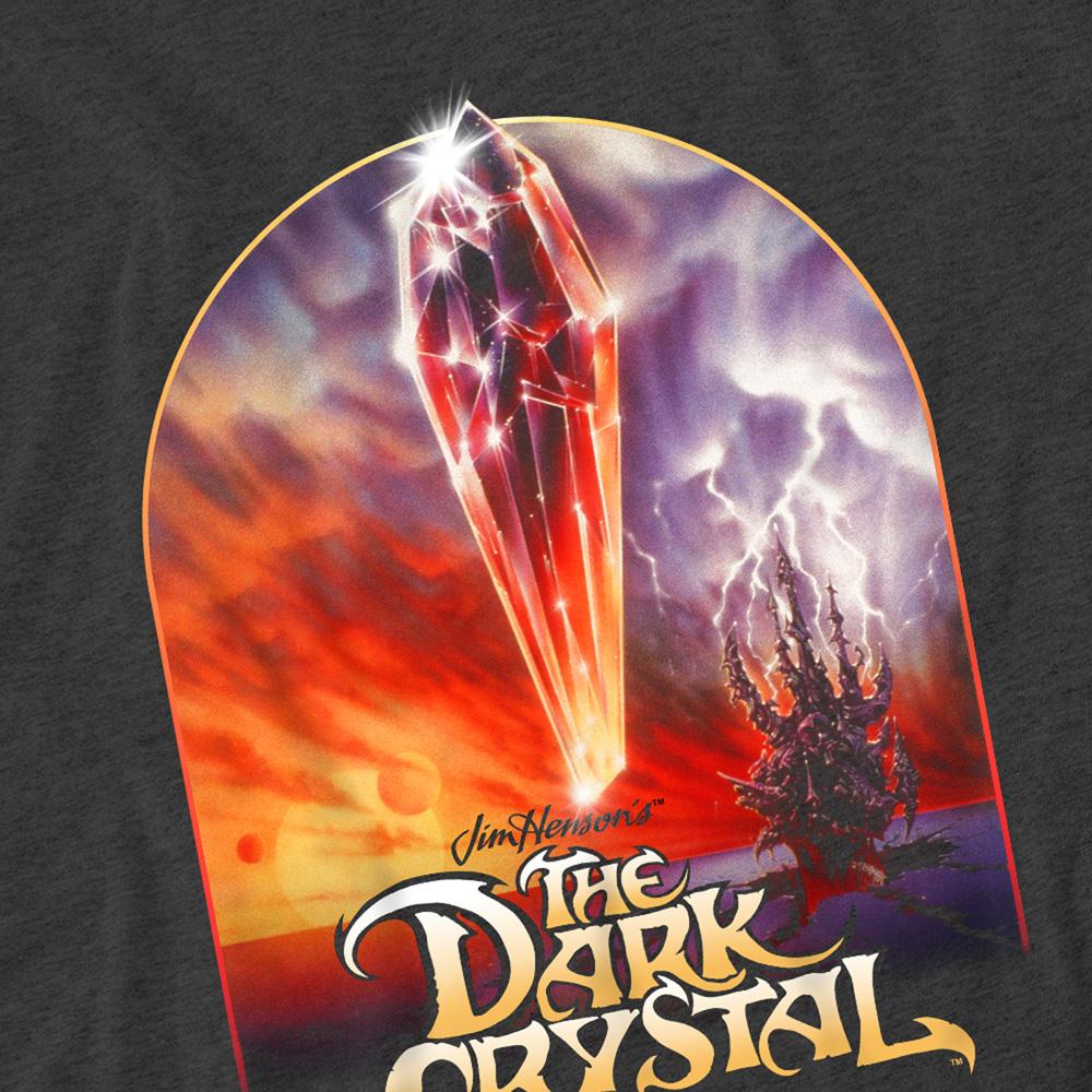 Charcoal - Side - Dark Crystal Unisex Adult Poster Heather T-Shirt