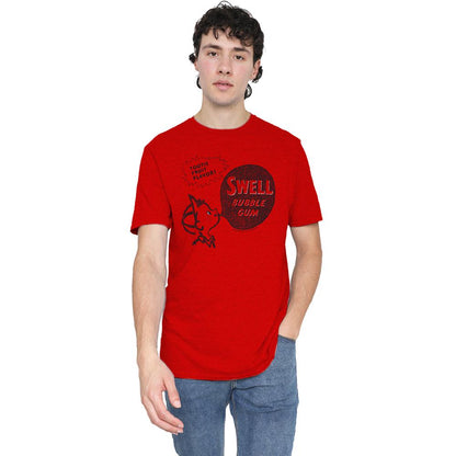 Red - Lifestyle - Dubble Bubble Unisex Adult Swell Gum Heather T-Shirt