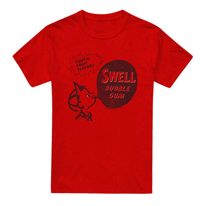 Red - Front - Dubble Bubble Unisex Adult Swell Gum Heather T-Shirt