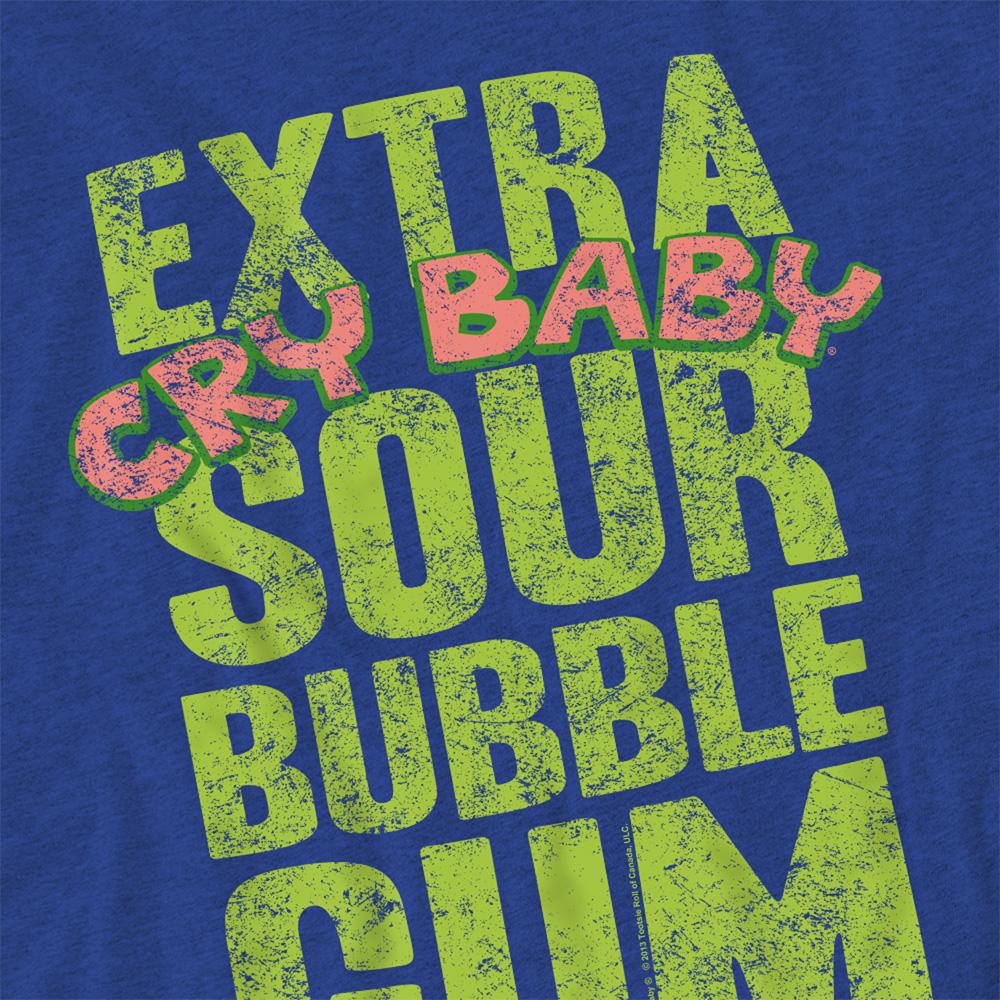 Royal Blue - Side - Dubble Bubble Unisex Adult Extra Sour Heather T-Shirt