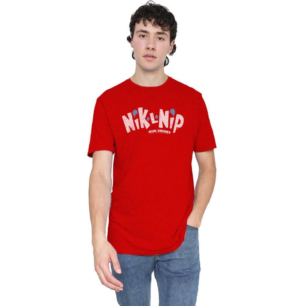 Red - Lifestyle - Dubble Bubble Unisex Adult Distressed Logo Heather T-Shirt