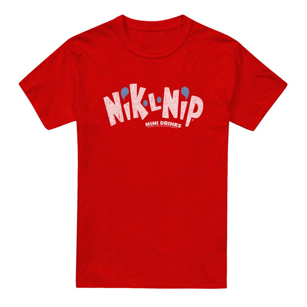 Red - Front - Dubble Bubble Unisex Adult Distressed Logo Heather T-Shirt