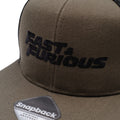 Olive-Black - Lifestyle - Fast & Furious Mens Logo Trucker Cap