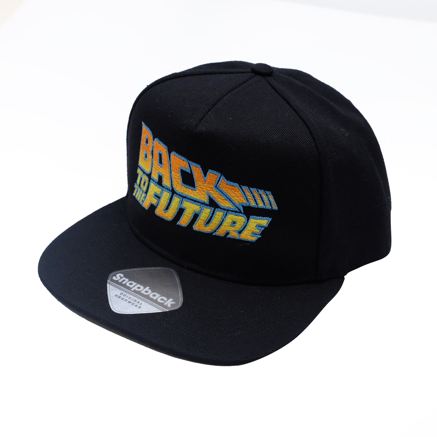 Black - Back - Back To The Future Mens Classic Logo Baseball Cap