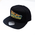 Black - Back - Back To The Future Mens Classic Logo Baseball Cap