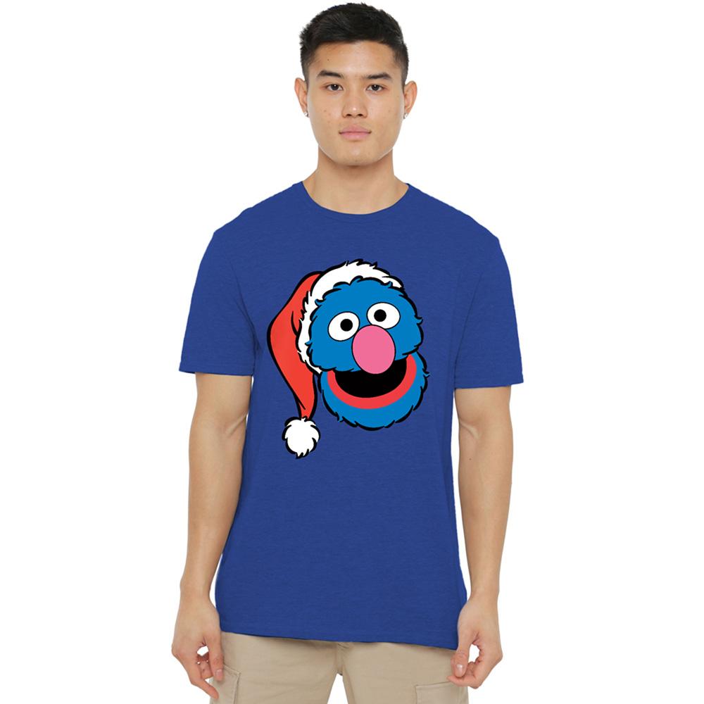 Charcoal - Lifestyle - Sesame Street Unisex Adult One Colour Logo Heather T-Shirt