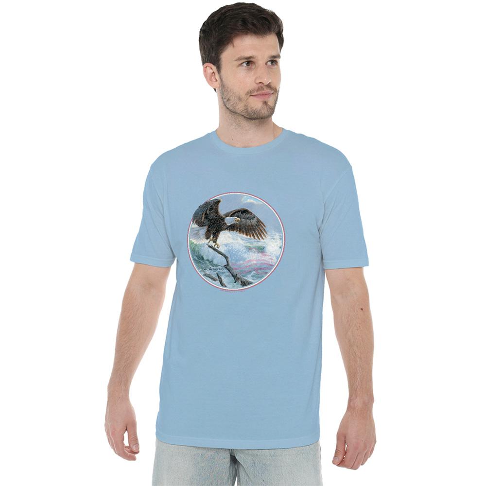 Light Blue - Lifestyle - Wild Wings Unisex Adult Wild Glory Heather T-Shirt