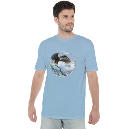 Light Blue - Lifestyle - Wild Wings Unisex Adult Wild Glory Heather T-Shirt
