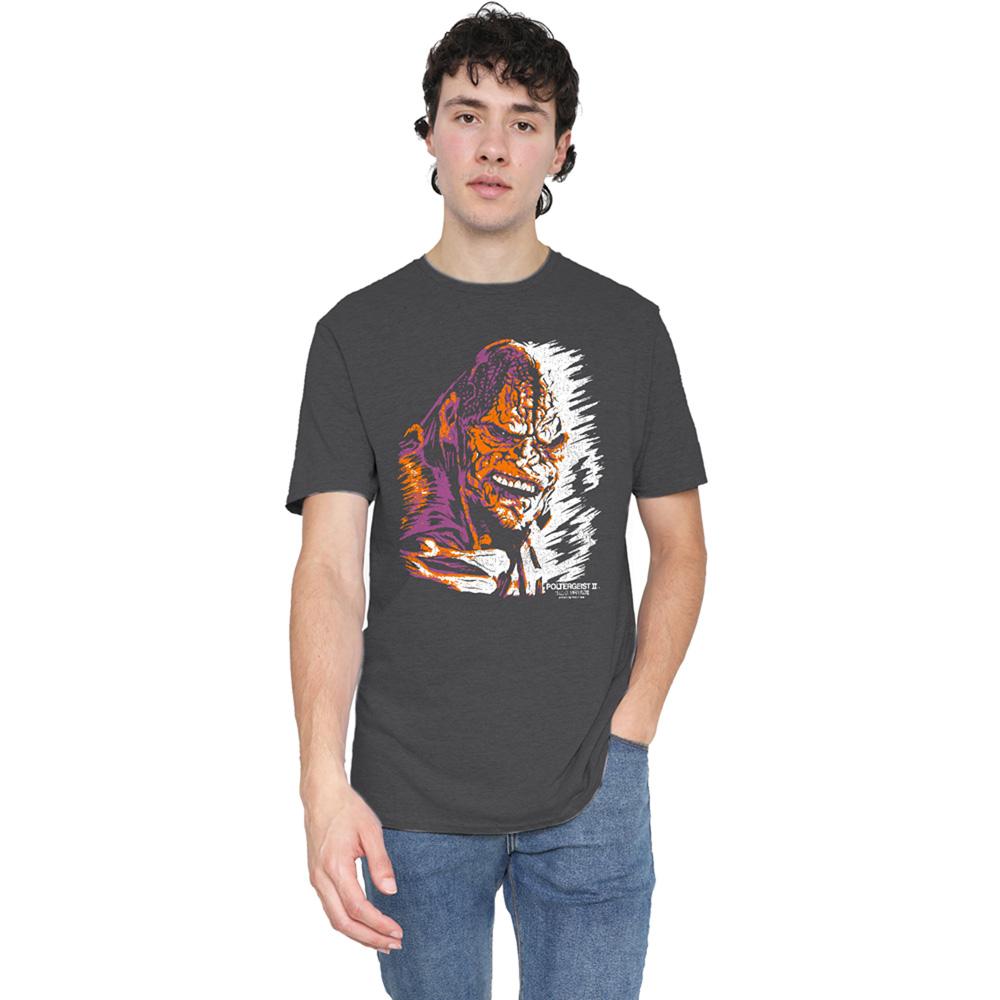 Charcoal - Lifestyle - Poltergeist Unisex Adult Heather T-Shirt