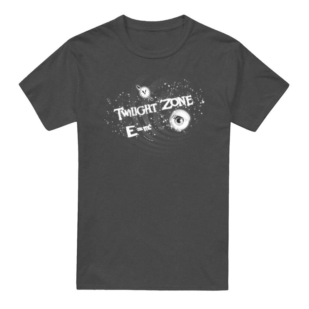 Charcoal - Front - The Twilight Zone Unisex Adult Another Dimension Heather T-Shirt