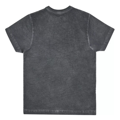 Vintage Black - Back - Back To The Future Mens Chrome Vintage Wash T-Shirt