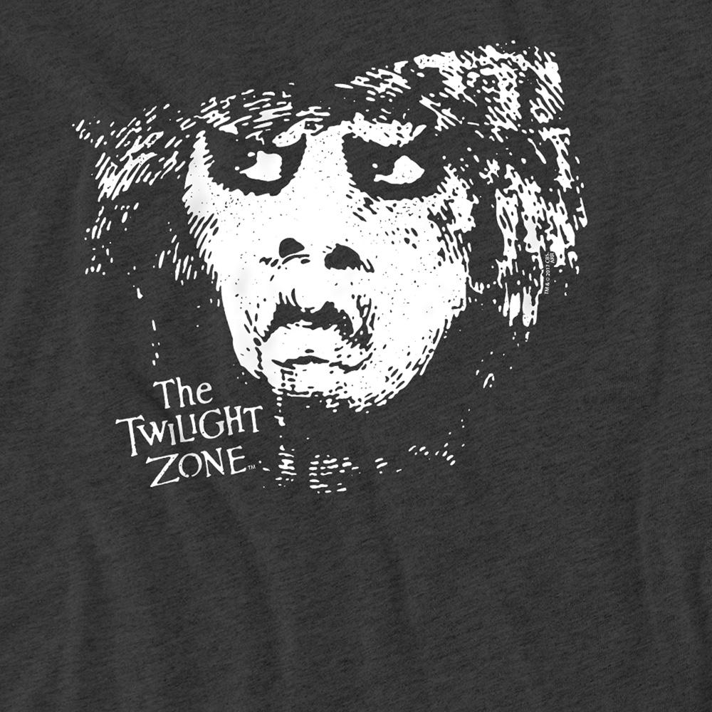 Charcoal - Side - The Twilight Zone Unisex Adult Winger Heather T-Shirt