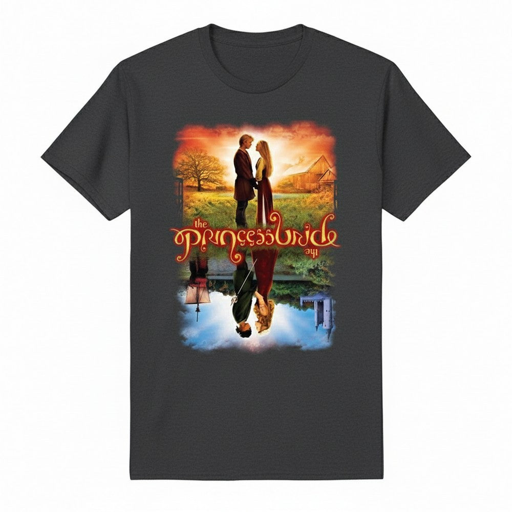 Charcoal - Front - The Princess Bride Unisex Adult Poster Heather T-Shirt
