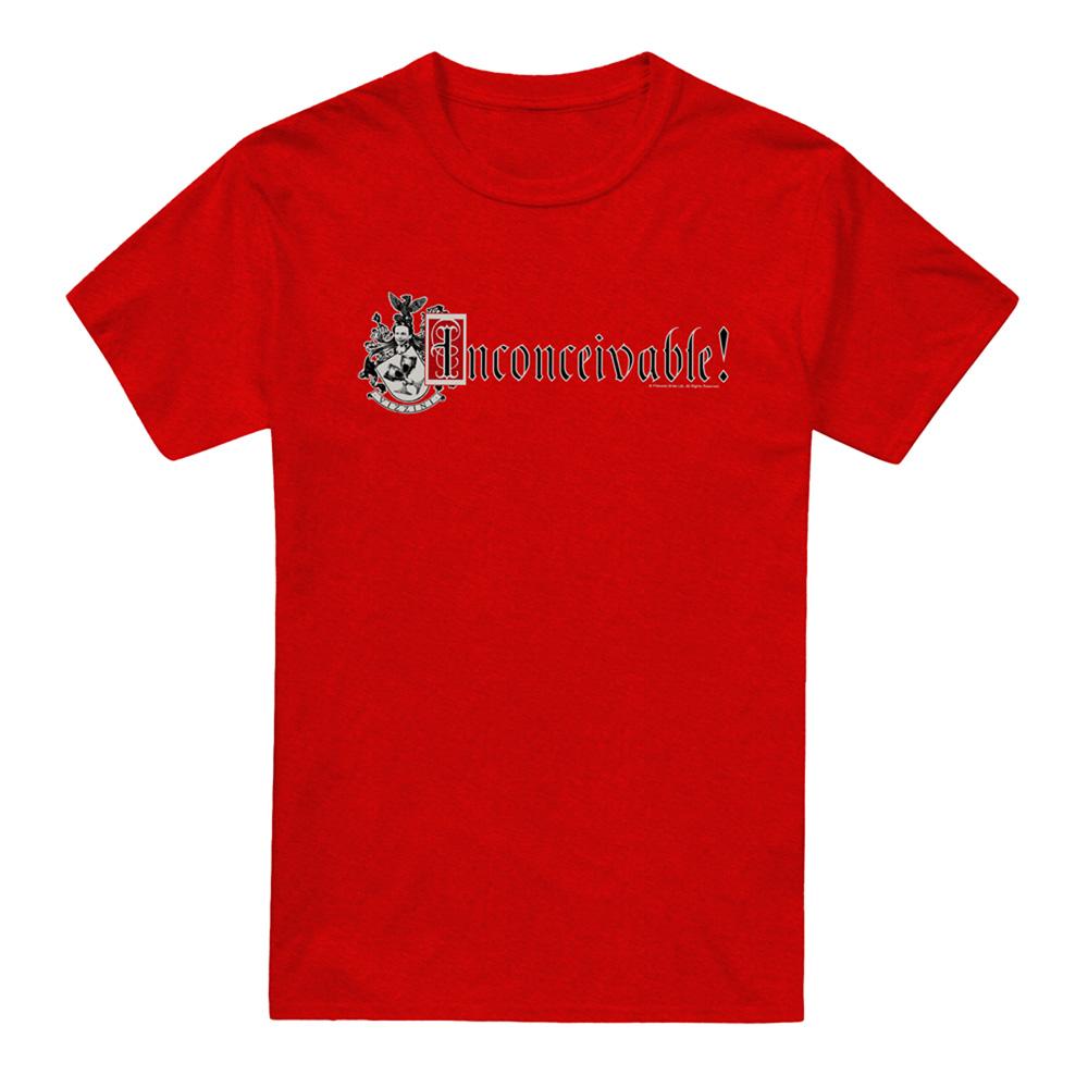 Charcoal - Front - The Princess Bride Unisex Adult Vizzini Crest Heather T-Shirt