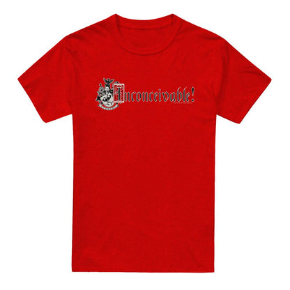 Charcoal - Front - The Princess Bride Unisex Adult Vizzini Crest Heather T-Shirt
