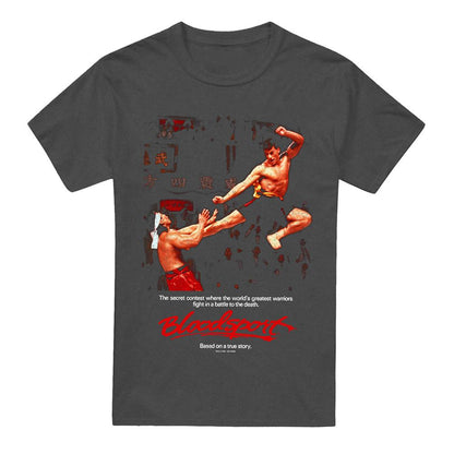 Charcoal - Front - Bloodsport Unisex Adult Poster Heather T-Shirt