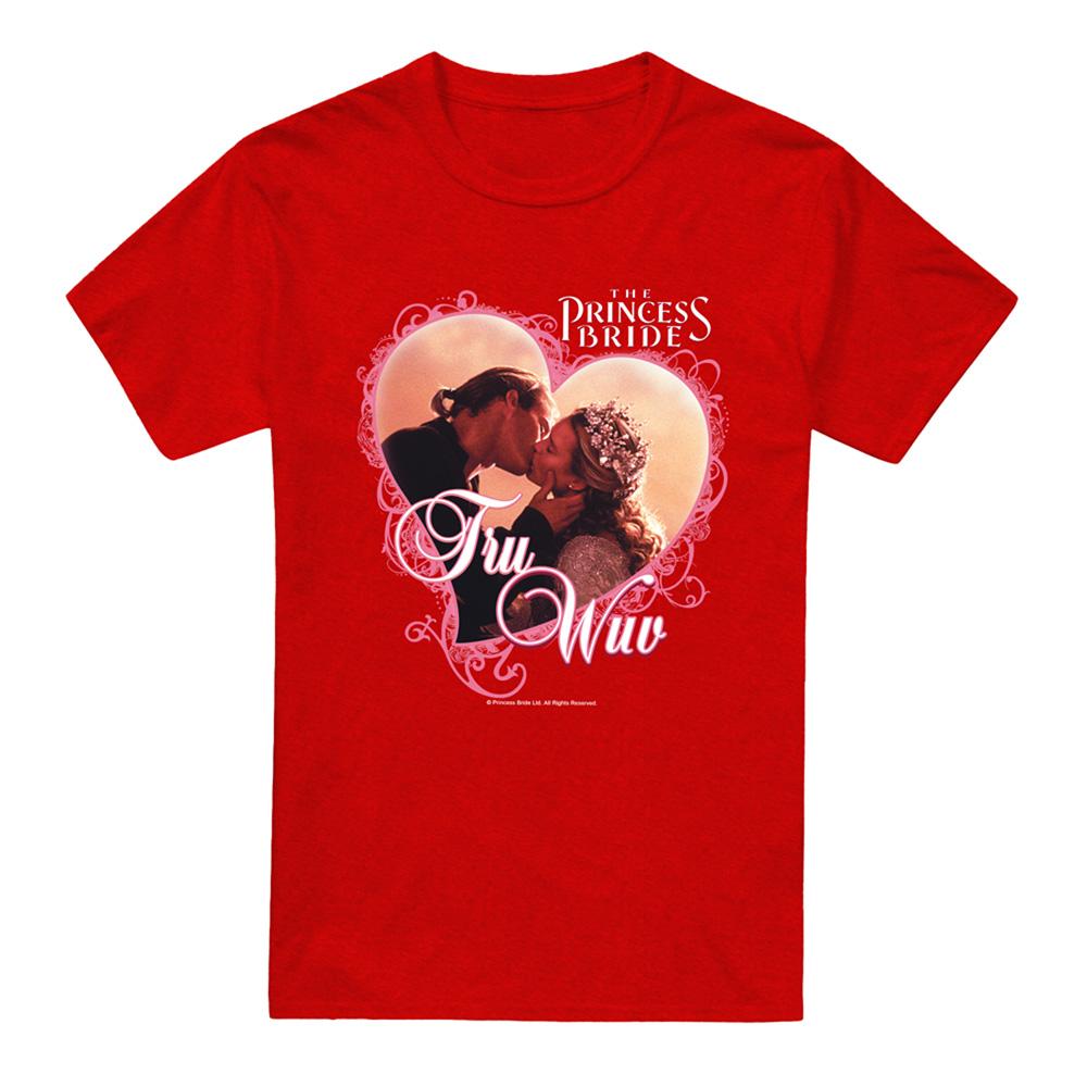 Red - Front - The Princess Bride Unisex Adult Tru Wuv Heather T-Shirt