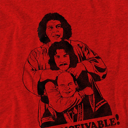 Red - Side - The Princess Bride Unisex Adult Inconceivable! Heather T-Shirt