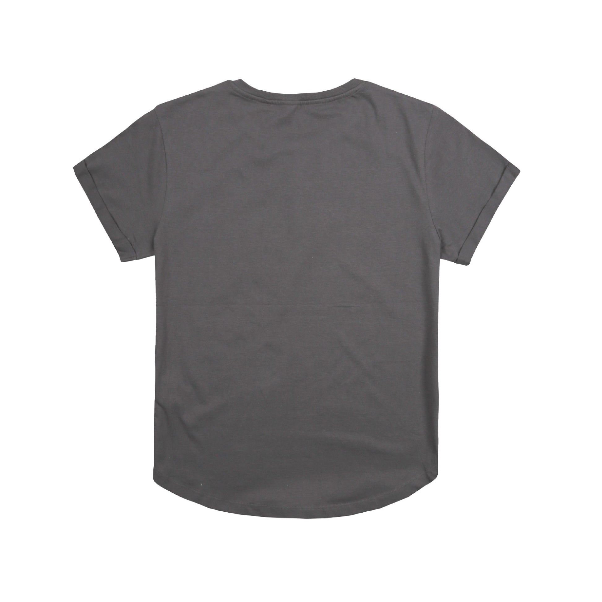 Dark Charcoal - Back - Wonder Woman Womens-Ladies Metallic Logo T-Shirt