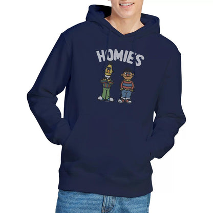 Navy - Back - Sesame Street Unisex Adult The Bff Hoodie