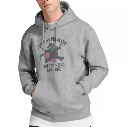 Athletic Heather - Back - Sesame Street Unisex Adult I Got 99 Problems Heather Hoodie