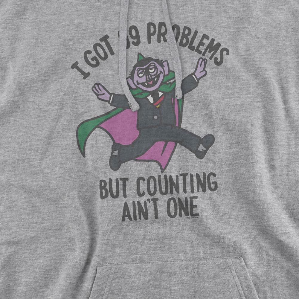 Athletic Heather - Side - Sesame Street Unisex Adult I Got 99 Problems Heather Hoodie
