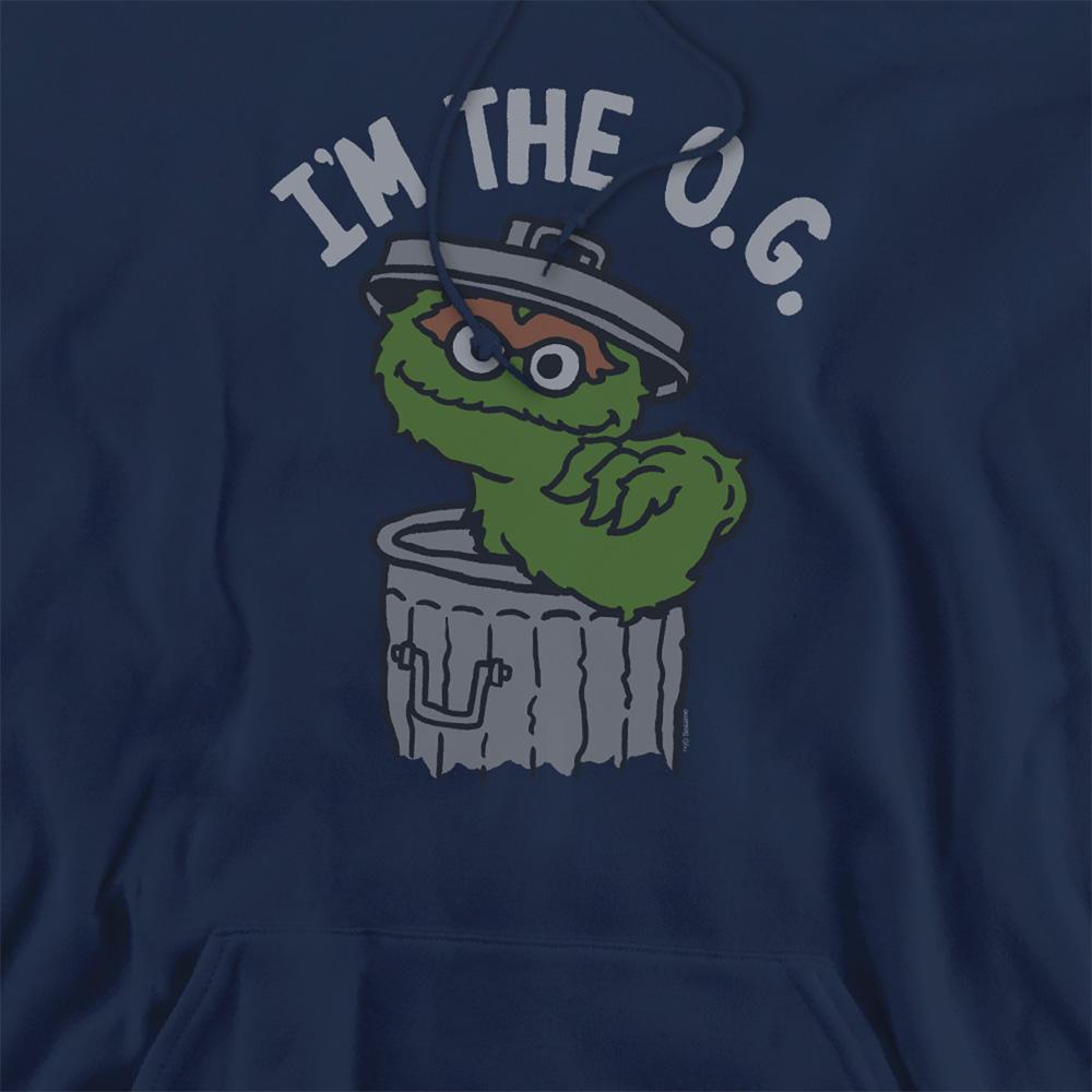 Navy - Side - Sesame Street Unisex Adult Hoodie